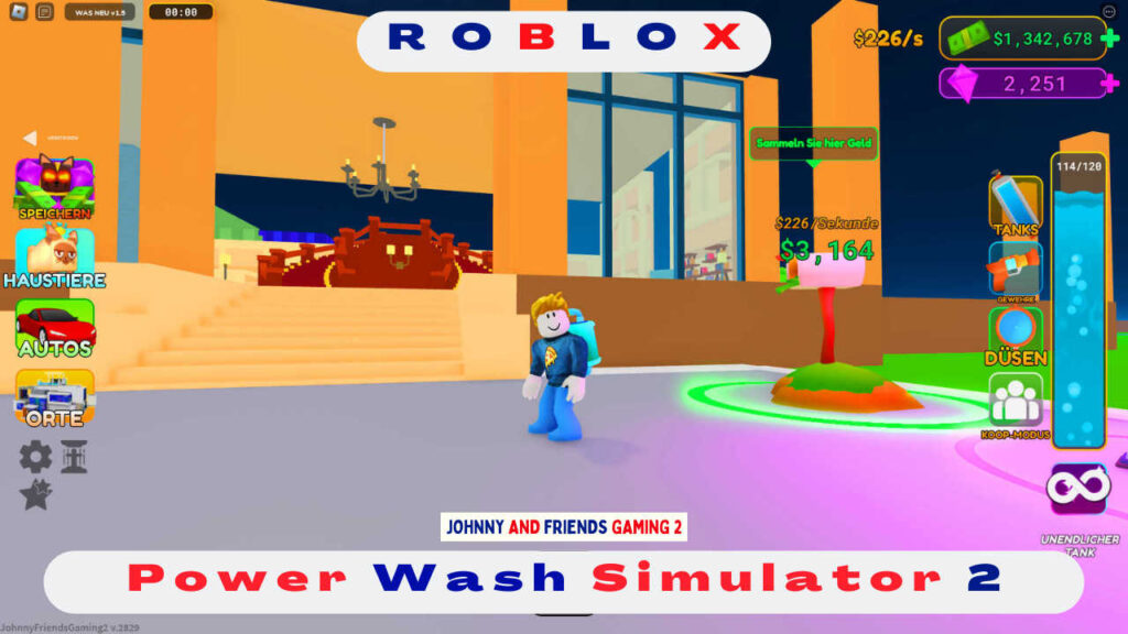 Das lustige kindgerechte Roblox Spiel Power Wash Simulator 2 Thumbnail