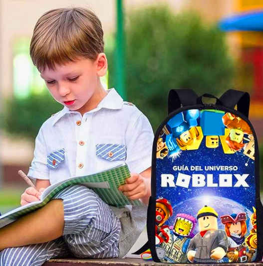 Roblox Fanartikel hier zum Beispiel ein großes Roblox Rucksack für Kinder. Nice!
