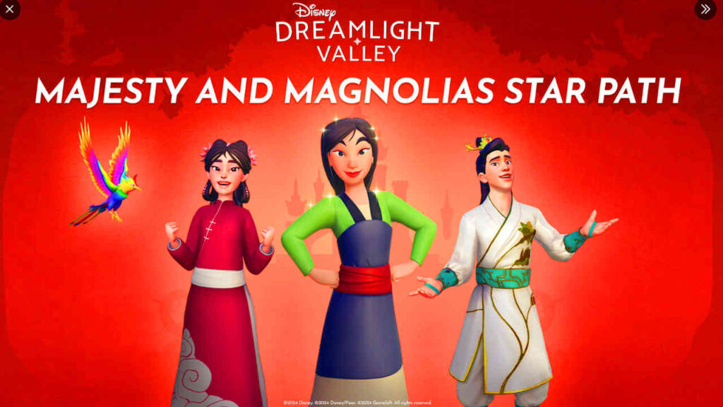 Majesty and Magnolia Star Path - Disney Dreamlight Valley - 26.06.2024, Mittwoch - Thumnail für den neuen Majestät und Magnolien Sternen Pfad in Disney Dreamlight Valley.
