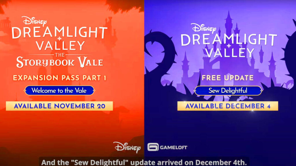 102 Disney Dreamlight Valley Storybook Vale And Sew Delightful Update November Dezember 2024